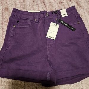 Judy Blue Women's Purple Jean Shorts